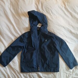 Kids Ralph Lauren Navy Blue Hooded Jacket